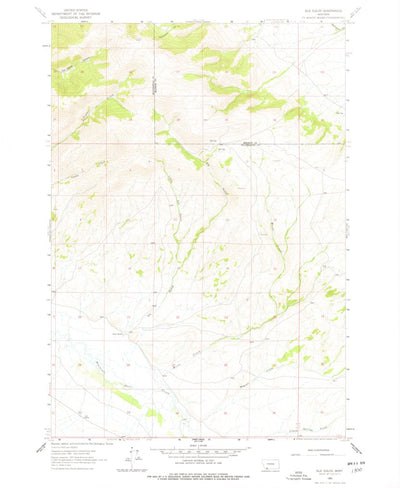 United States Geological Survey Elk Gulch, MT (1961, 24000-Scale) digital map