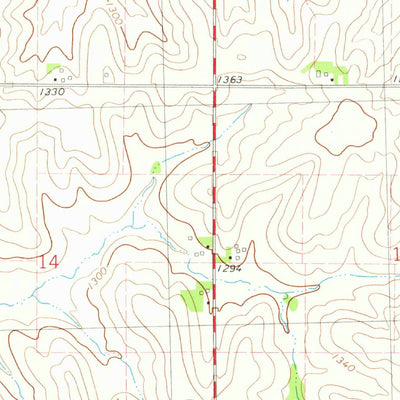 United States Geological Survey Elk Horn, IA (1978, 24000-Scale) digital map