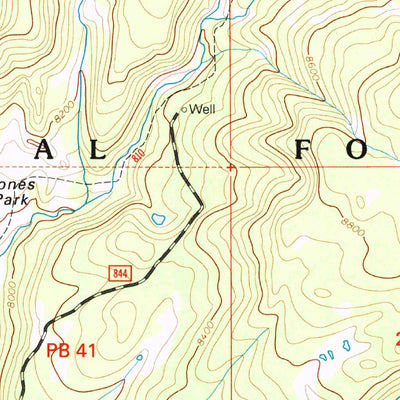 United States Geological Survey Elk Knob, CO (2001, 24000-Scale) digital map