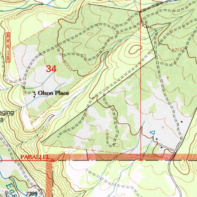 United States Geological Survey Elk Knob, CO (2001, 24000-Scale) digital map