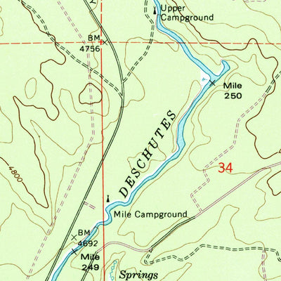 United States Geological Survey Elk Lake, OR (1963, 24000-Scale) digital map