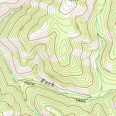 United States Geological Survey Elk Meadow, ID (1972, 24000-Scale) digital map