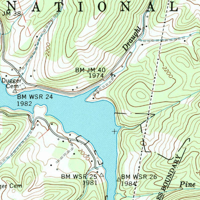 United States Geological Survey Elk Mills, TN-NC (1959, 24000-Scale) digital map