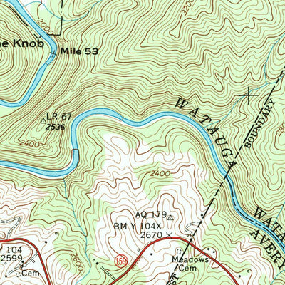 United States Geological Survey Elk Mills, TN-NC (1959, 24000-Scale) digital map