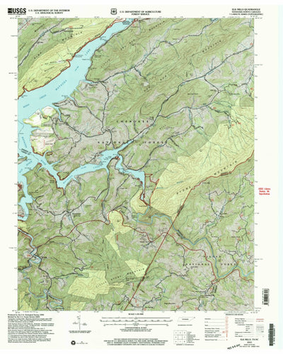 United States Geological Survey Elk Mills, TN-NC (2003, 24000-Scale) digital map