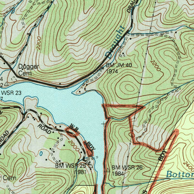 United States Geological Survey Elk Mills, TN-NC (2003, 24000-Scale) digital map
