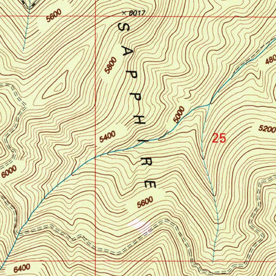 United States Geological Survey Elk Mountain, MT (1999, 24000-Scale) digital map