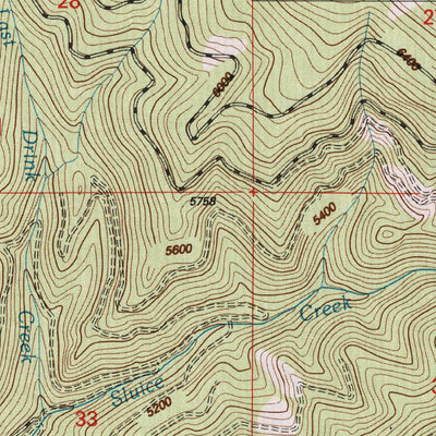 United States Geological Survey Elk Mountain, MT (1999, 24000-Scale) digital map