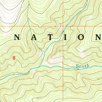 United States Geological Survey Elk Mountain, NM (2002, 24000-Scale) digital map
