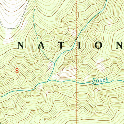 United States Geological Survey Elk Mountain, NM (2002, 24000-Scale) digital map