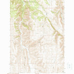 United States Geological Survey Elk Mountain, OR (1990, 24000-Scale) digital map