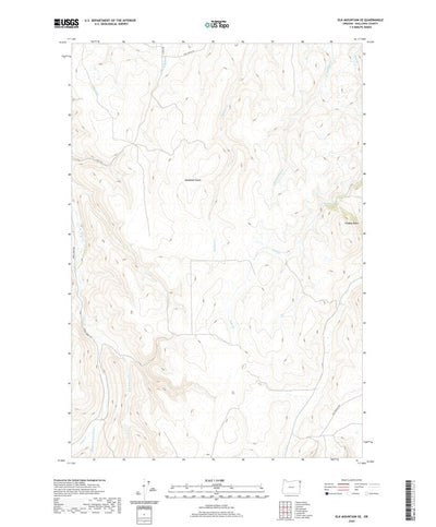 United States Geological Survey Elk Mountain SE, OR (2020, 24000-Scale) digital map