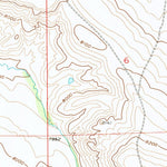 United States Geological Survey Elk Mountain SW, WY (1955, 24000-Scale) digital map