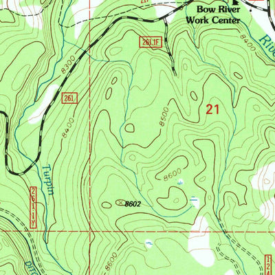 United States Geological Survey Elk Mountain SW, WY (1992, 24000-Scale) digital map