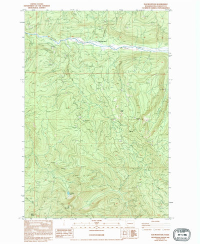 United States Geological Survey Elk Mountain, WA (1983, 24000-Scale) digital map