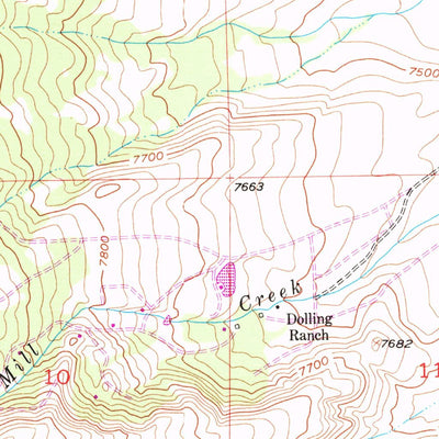 United States Geological Survey Elk Mountain, WY (1955, 24000-Scale) digital map