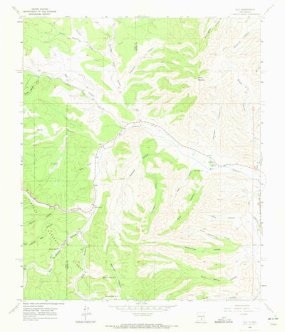 United States Geological Survey Elk, NM (1963, 24000-Scale) digital map