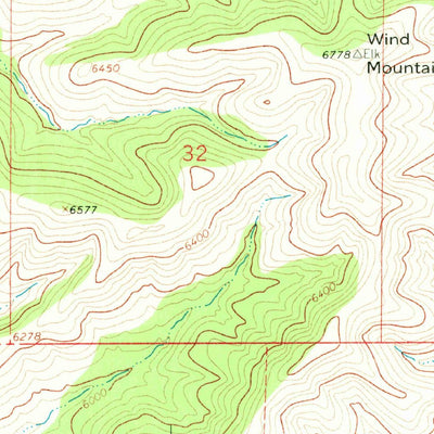 United States Geological Survey Elk, NM (1963, 24000-Scale) digital map