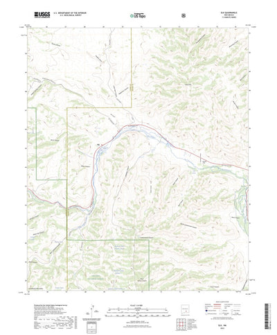 United States Geological Survey Elk, NM (2023, 24000-Scale) digital map