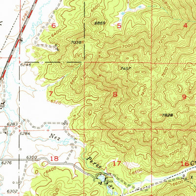 United States Geological Survey Elk Park, MT (1954, 62500-Scale) digital map