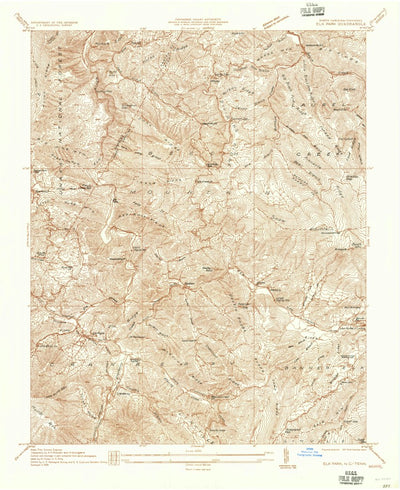 United States Geological Survey Elk Park, NC-TN (1934, 24000-Scale) digital map