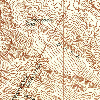 United States Geological Survey Elk Park, NC-TN (1934, 24000-Scale) digital map