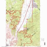United States Geological Survey Elk Park Pass, MT (1996, 24000-Scale) digital map