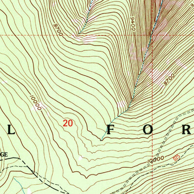 United States Geological Survey Elk Park, UT (1996, 24000-Scale) digital map