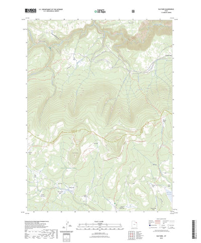 United States Geological Survey Elk Park, UT (2023, 24000-Scale) digital map