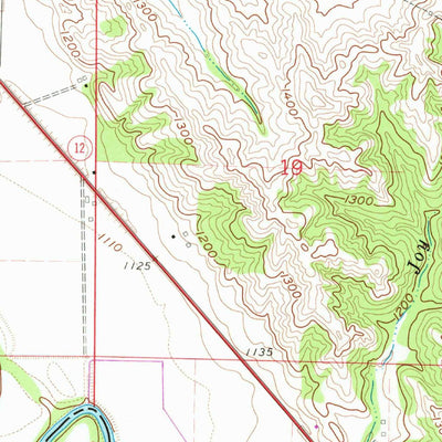 United States Geological Survey Elk Point NE, IA-SD (1963, 24000-Scale) digital map