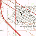 United States Geological Survey Elk Point, SD-NE-IA (1963, 24000-Scale) digital map