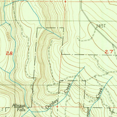 United States Geological Survey Elk Prairie, OR (1985, 24000-Scale) digital map