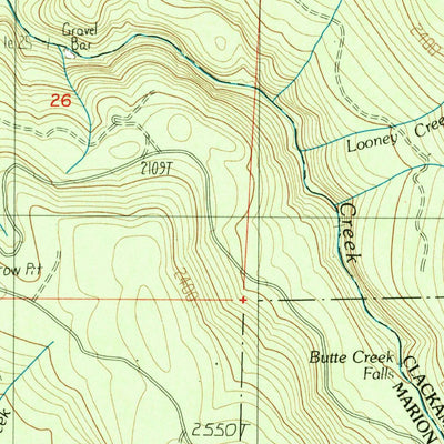 United States Geological Survey Elk Prairie, OR (1985, 24000-Scale) digital map