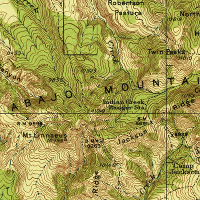 United States Geological Survey Elk Ridge, UT (1940, 125000-Scale) digital map