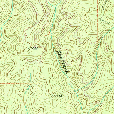 United States Geological Survey Elk River, ID (1969, 24000-Scale) digital map