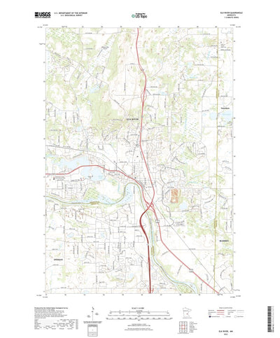 United States Geological Survey Elk River, MN (2022, 24000-Scale) digital map