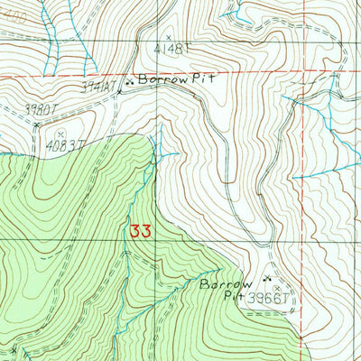 United States Geological Survey Elk Rock, WA (1983, 24000-Scale) digital map
