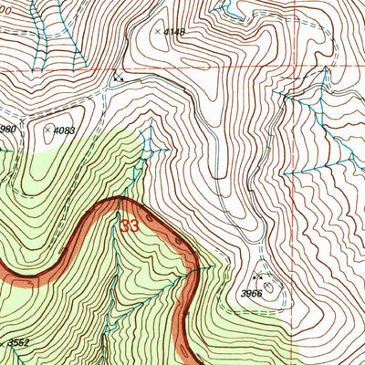 United States Geological Survey Elk Rock, WA (1998, 24000-Scale) digital map