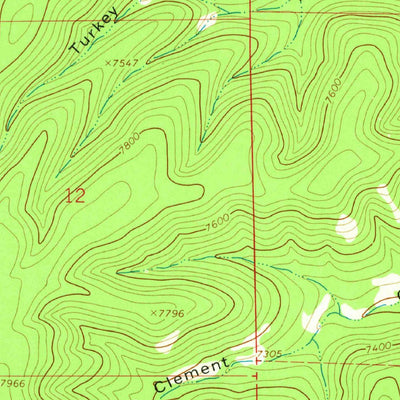 United States Geological Survey Elk-Silver, NM (1963, 24000-Scale) digital map