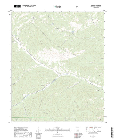 United States Geological Survey Elk-Silver, NM (2023, 24000-Scale) digital map