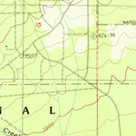United States Geological Survey Elk Spring, CA (1986, 24000-Scale) digital map