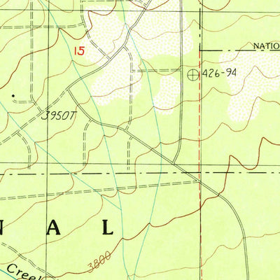 United States Geological Survey Elk Spring, CA (1986, 24000-Scale) digital map