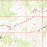 United States Geological Survey Elk Springs, CO (1960, 62500-Scale) digital map