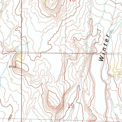 United States Geological Survey Elk Springs, CO (1986, 24000-Scale) digital map