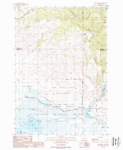 United States Geological Survey Elk Springs, MT (1988, 24000-Scale) digital map