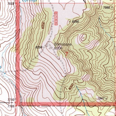 United States Geological Survey Elk Springs, MT (1997, 24000-Scale) digital map
