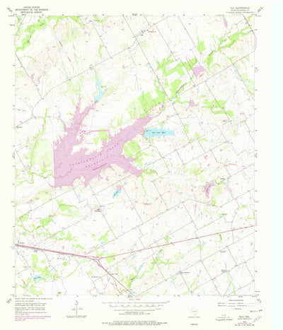 United States Geological Survey Elk, TX (1957, 24000-Scale) digital map