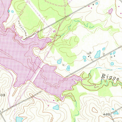 United States Geological Survey Elk, TX (1957, 24000-Scale) digital map
