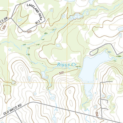 United States Geological Survey Elk, TX (2022, 24000-Scale) digital map