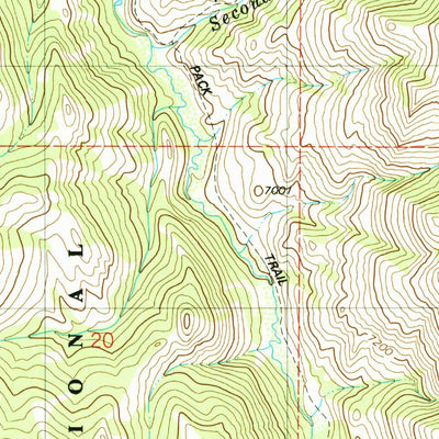 United States Geological Survey Elk Valley, ID-WY (1980, 24000-Scale) digital map